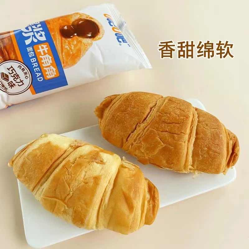 U吧U吧爆浆牛角角面包巧克力味75g