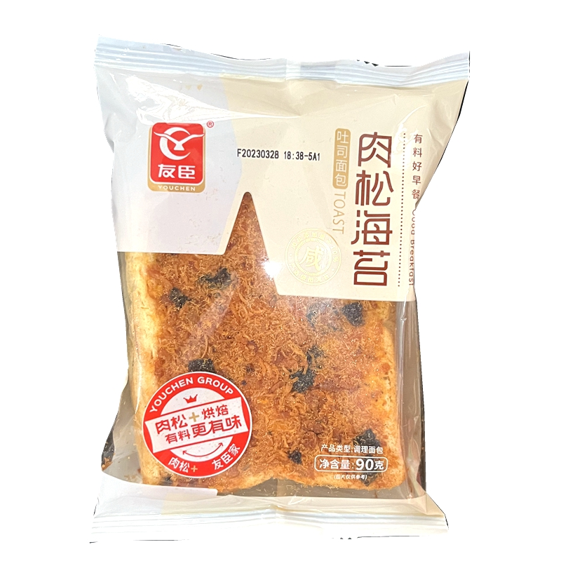 友臣/肉松海苔面包90g