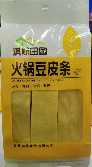 淇航田园豆皮条120克