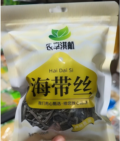 海带丝100克  （农辛淇航）