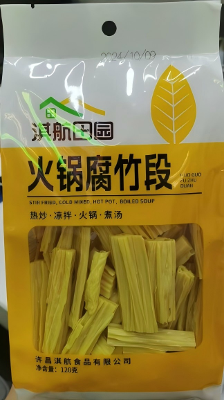 淇航田园腐竹段120g