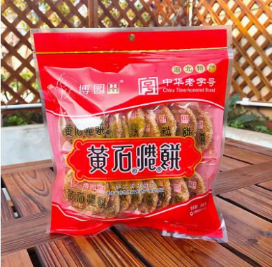 300g 食博园黄石港饼白芝麻