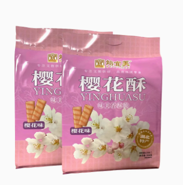 358g焙宜美 袋装樱花酥（樱花味）
