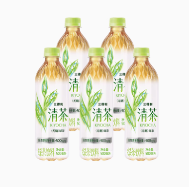 500ml三得利无糖绿茶（清茶）