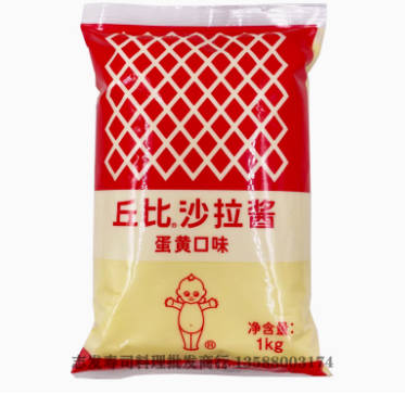 丘比原味沙拉酱蛋黄味