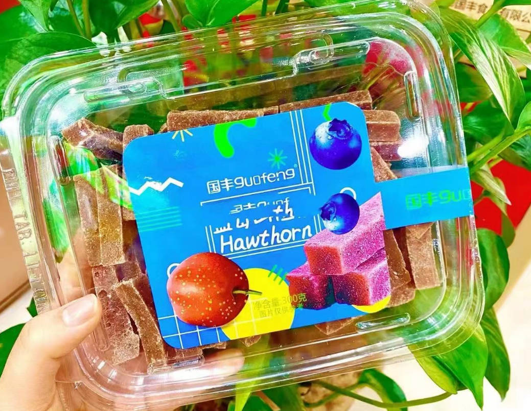 国丰300克盒蓝莓山楂条
