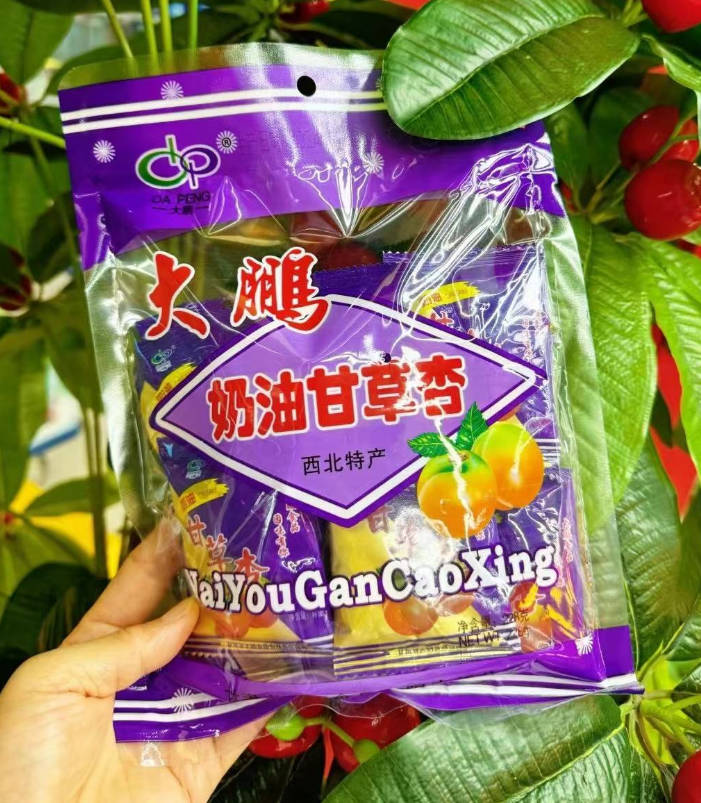 大鹏228克奶油甘草杏