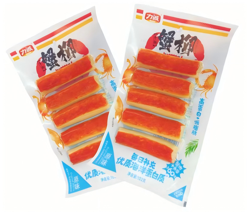 力诚102g袋装蟹柳