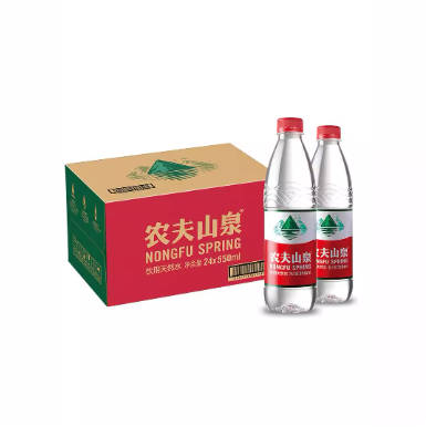 550ml中农夫山泉水