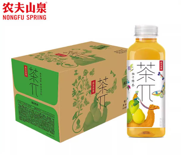 500ml农夫山泉茶π柚子绿茶