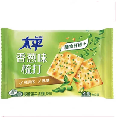 (小)太平/梳打饼100g (香葱)
